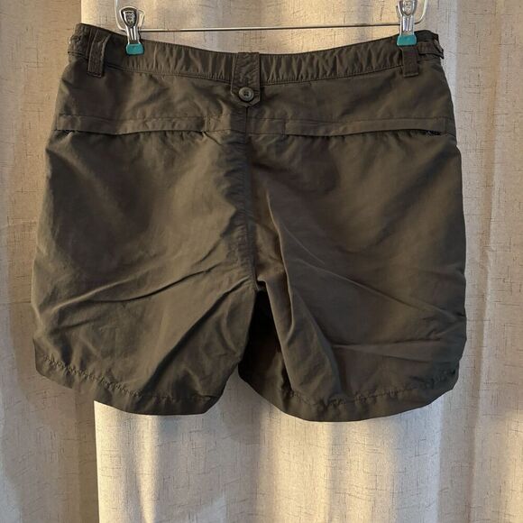 Eddie Bauer Sport Hiking Quick-Dry Gray Nylon Shorts Adjustable Waist Women’s 10 - Picture 2 of 5